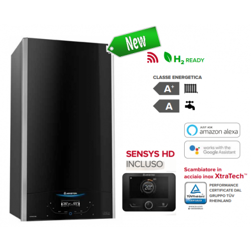 Ariston caldaia a condensazione ALTEAS ONE+ NET 30kW classe A+ WiFi Controllo Vocale SENSYS HD integrato Gpl NEW