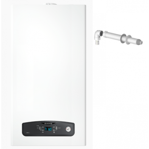 Caldaia a condensazione Ariston CARES S 24kw Metano o Gpl Low Nox Ultimo modello!!! Kit scarico fumi coassiale COMPRESO