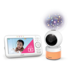 Video Baby Monitor con Interfono Vtech Basic VM5463 Proiettore luminoso luce notturna ninne nanne - Interfono bidirezionale con risposta