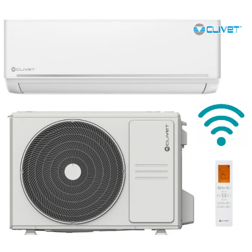 Condizionatore Clivet climatizzatore serie EZCool 9000 btu monosplit classe A++ gas R32 WiFi opzionale NEW
