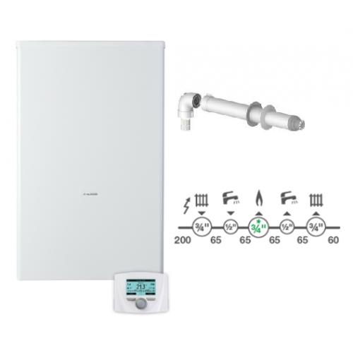 Caldaia a condensazione Italtherm mod. CITY OPEN 35k da esterno incasso Metano/Gpl + kit fumi OMAGGIO