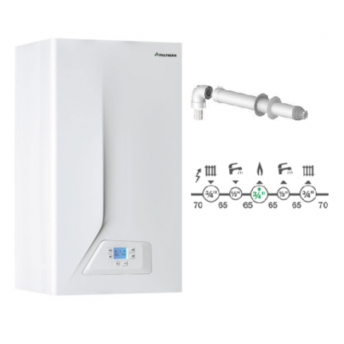 Caldaia a condensazione Italtherm mod. CITY CLASS 35 kw con bruciatore premiscelato Metano/Gpl + kit fumi OMAGGIO
