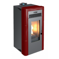 Kalor Stufa a pellet ad aria linea perfecta maiolica LUCIA8 7kw mc160 (fino a 60 mq) Conto Termico 2.0 Wifi Opzionale