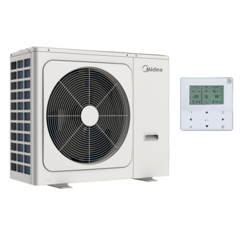 Pompa di calore idronica monoblocco Midea aria acqua M THERMALPOWER DA 9 KW MHC-V9WD2N8-C Comando a filo incluso A+++