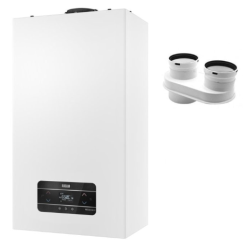 Caldaia Riello a condensazione Residence HM 30 kis Low Nox 30kw metano e gpl fumi sdoppiato incluso