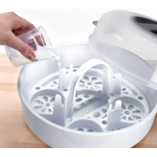 Sterilizzatore per microonde Alecto Baby 4 scomparti - compatto - senza BPA