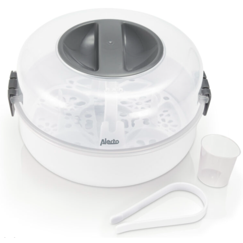 Sterilizzatore per microonde Alecto Baby 4 scomparti - compatto - senza BPA