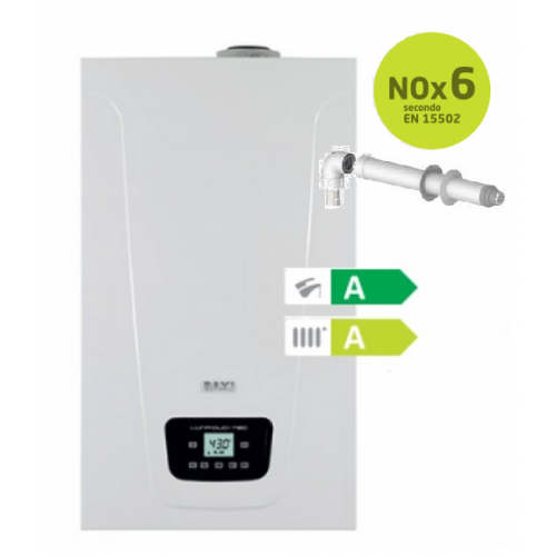 Caldaia a condensazione Baxi Luna duo tec E 28 kw New Erp Low Nox 6 cod A7720026 kit fumi omaggio metano e gpl