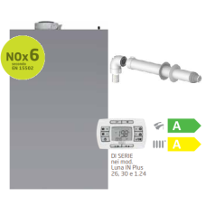 Baxi caldaia a condensazione LUNA IN PLUS Incasso 26kw per esterno A7736264 kit fumi coassiale omaggio WiFi Metano o Gpl