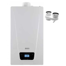 Baxi caldaia a condensazione Luna Prime 24 kw metano gpl con kit fumi sdoppiato omaggio