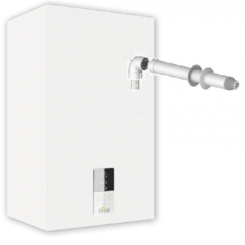 Caldaia a condensazione Ferroli Bluehelix HITECH RRT 34 C + kit fumi omaggio - Riscaldamento e Acqua calda sanitaria - Metano o Gpl