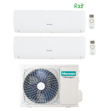 Climatizzatore Hisense iQ Plus 9000+9000 esterna 2AMW42U4RGC inverter Classe A++ gas R32 WiFi integrato 9+9