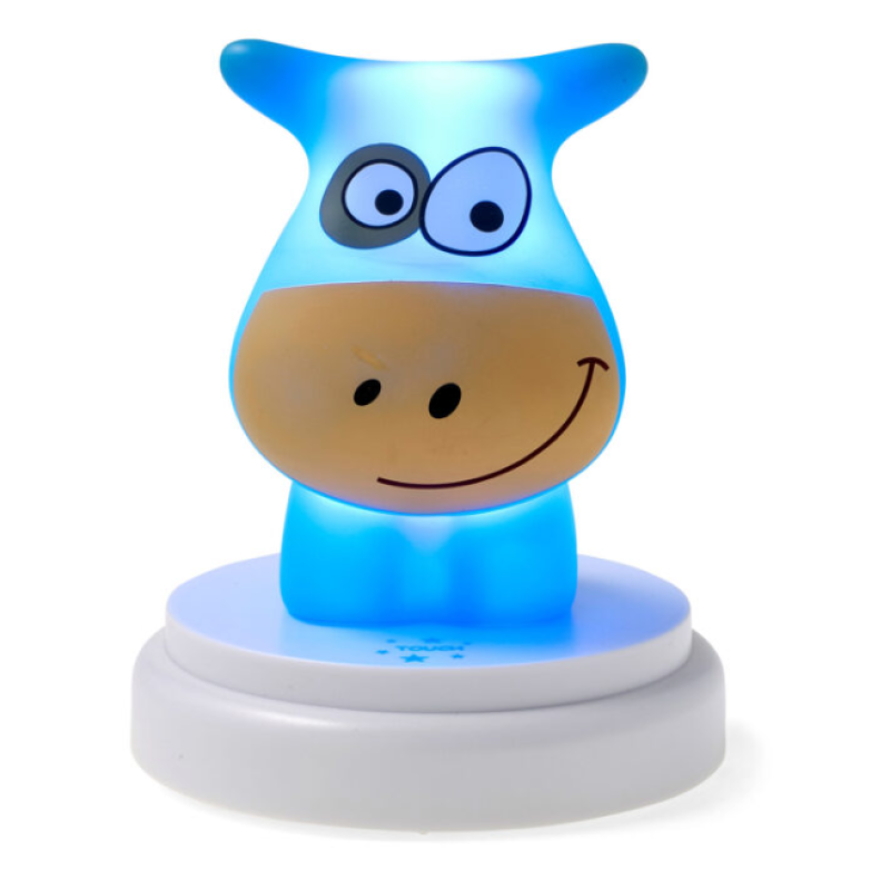 Trango Luce Notturna LED Per Bambini - Luce Di Sicurezza Con LED Blu, Basso Consumo, Design Rettangolare 230V