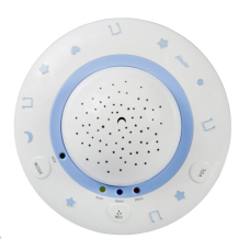 Luce notturna bambini a batteria Alecto Baby lampada proiettore touch luci suoni ninna nanne e timer 