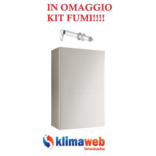 Caldaia Genus premium evo ext eu 25 ff condensazione da esterno nuova tecnologia erp uni en 483 kit fumi in omaggio
