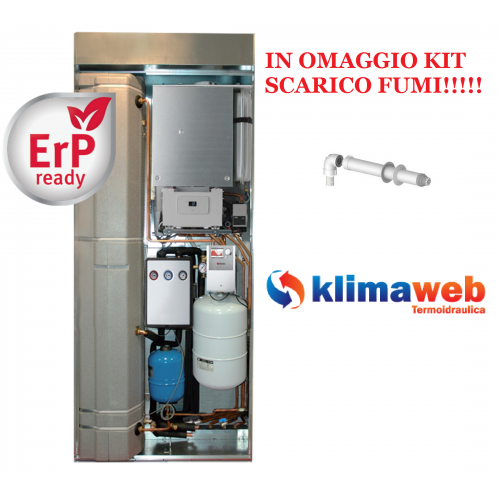 Hermann Saunier Duval Caldaia Spaziozero 4 condensing 26 da Esterno ad Incasso nuova tecnologia erp kit fumi in omaggio