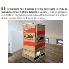 kalor Caldaia compatta a Pellet modello 24 (fino a 180 mq) 24 Kw con Display digitale Classe A+ Wifi Opzionale