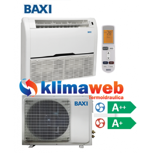 Climatizzatore Condizionatore Baxi monosplit Pavimento/Soffitto 18000 btu DC inverter classe A++/A+ RZGN50 Gas R32