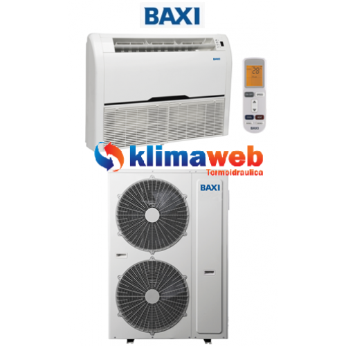 Climatizzatore Condizionatore Baxi monosplit Pavimento/Soffitto 48000 btu DC inverter RZN140 Gas R410
